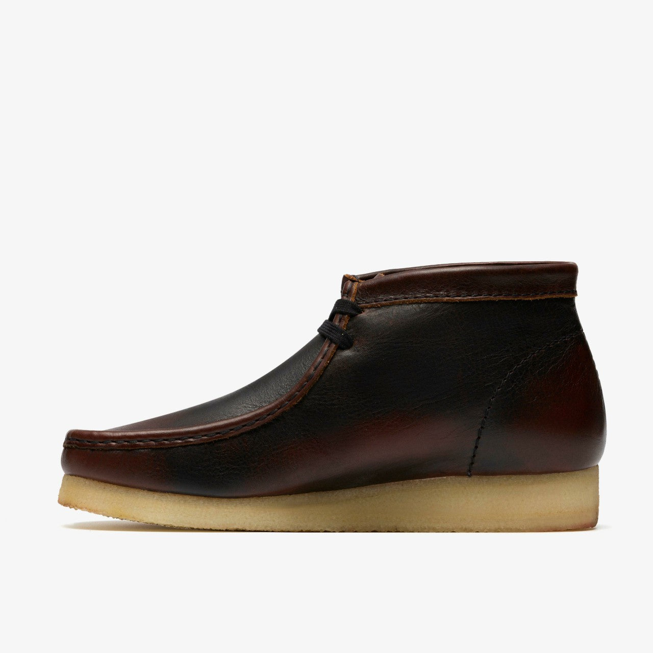 Men Wallabee Boot Dark Tan Combination