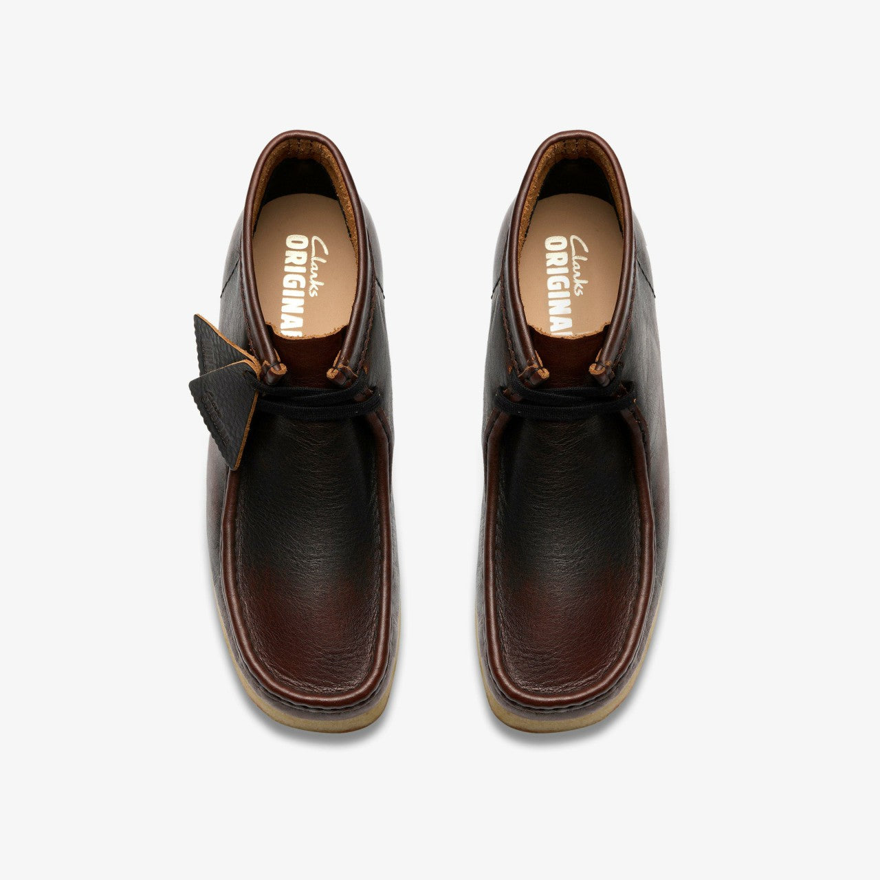 Men Wallabee Boot Dark Tan Combination