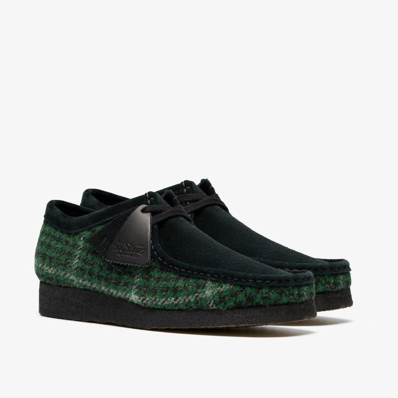 Men Wallabee Green Tweed Combination
