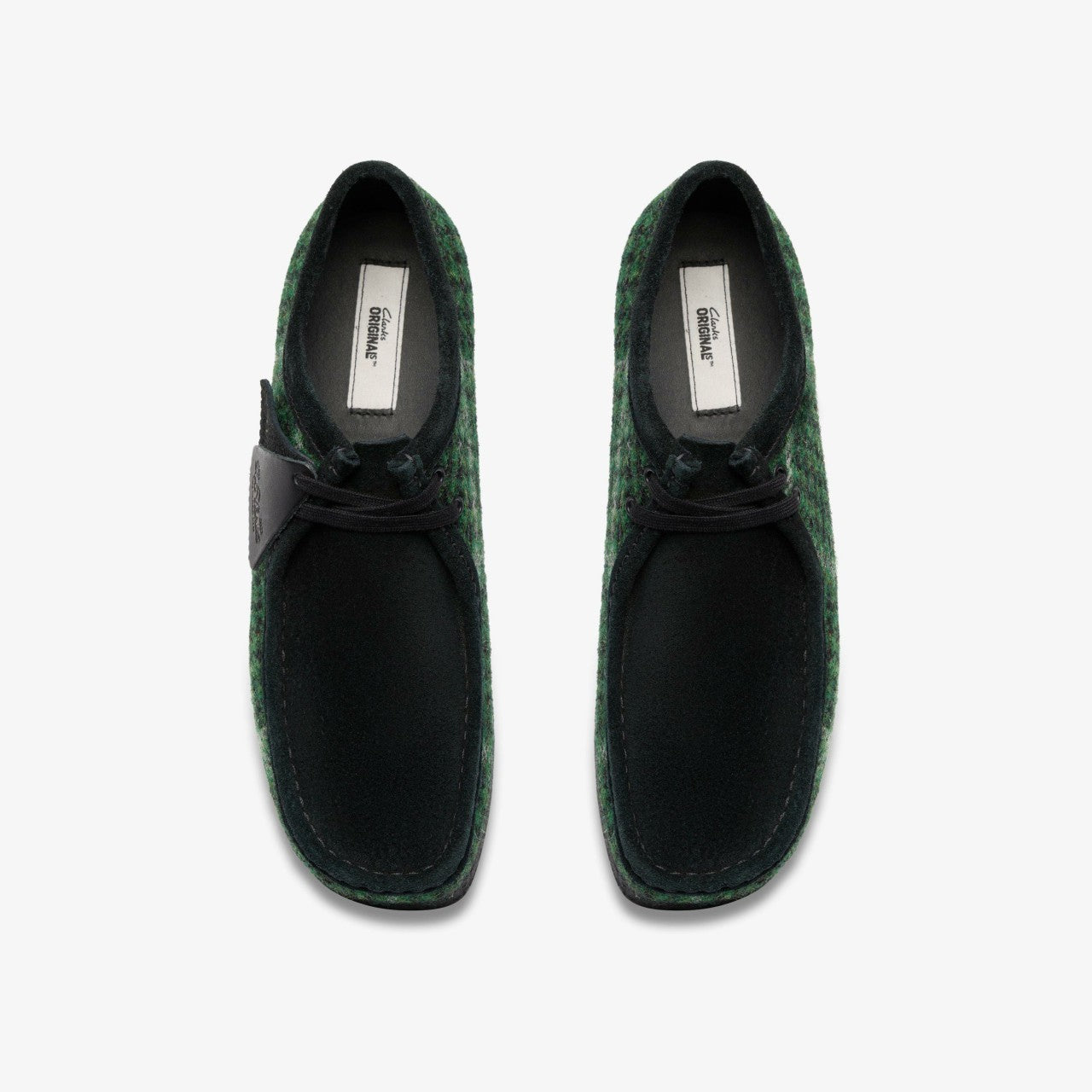 Men Wallabee Green Tweed Combination