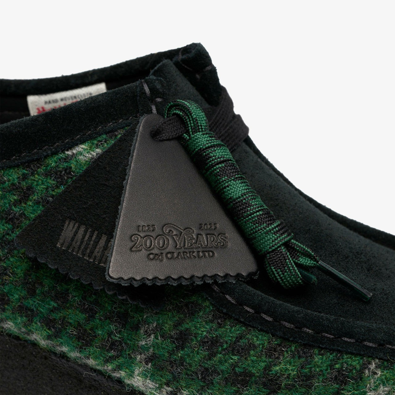 Men Wallabee Green Tweed Combination