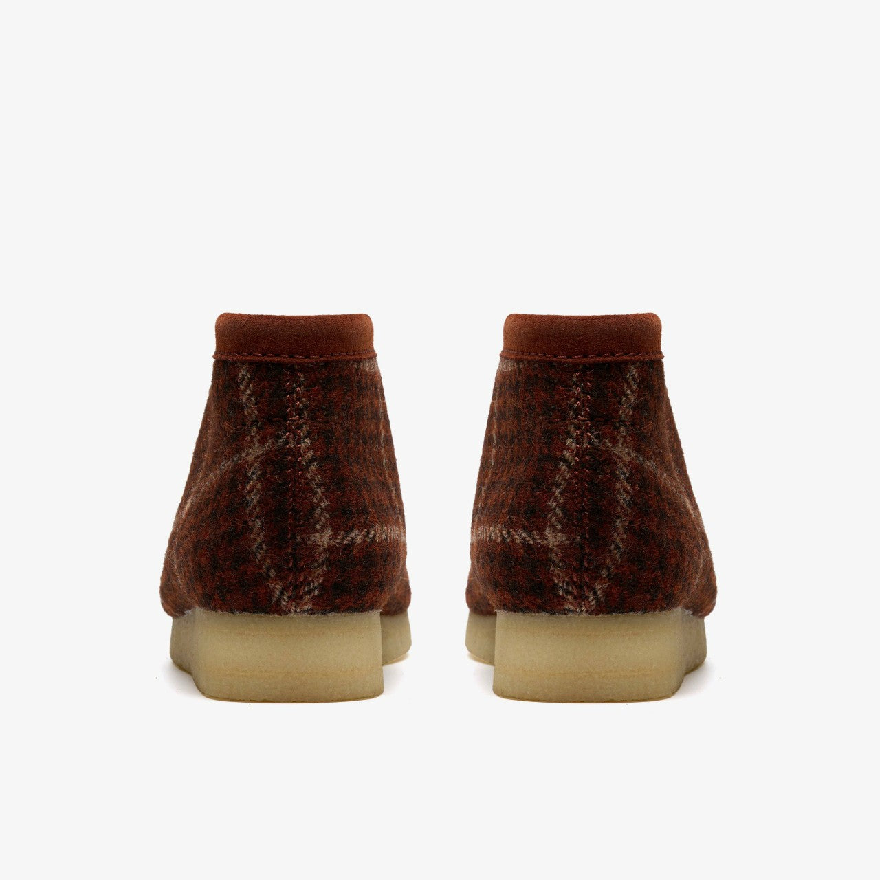 Men Wallabee Boot Rust Tweed Combination
