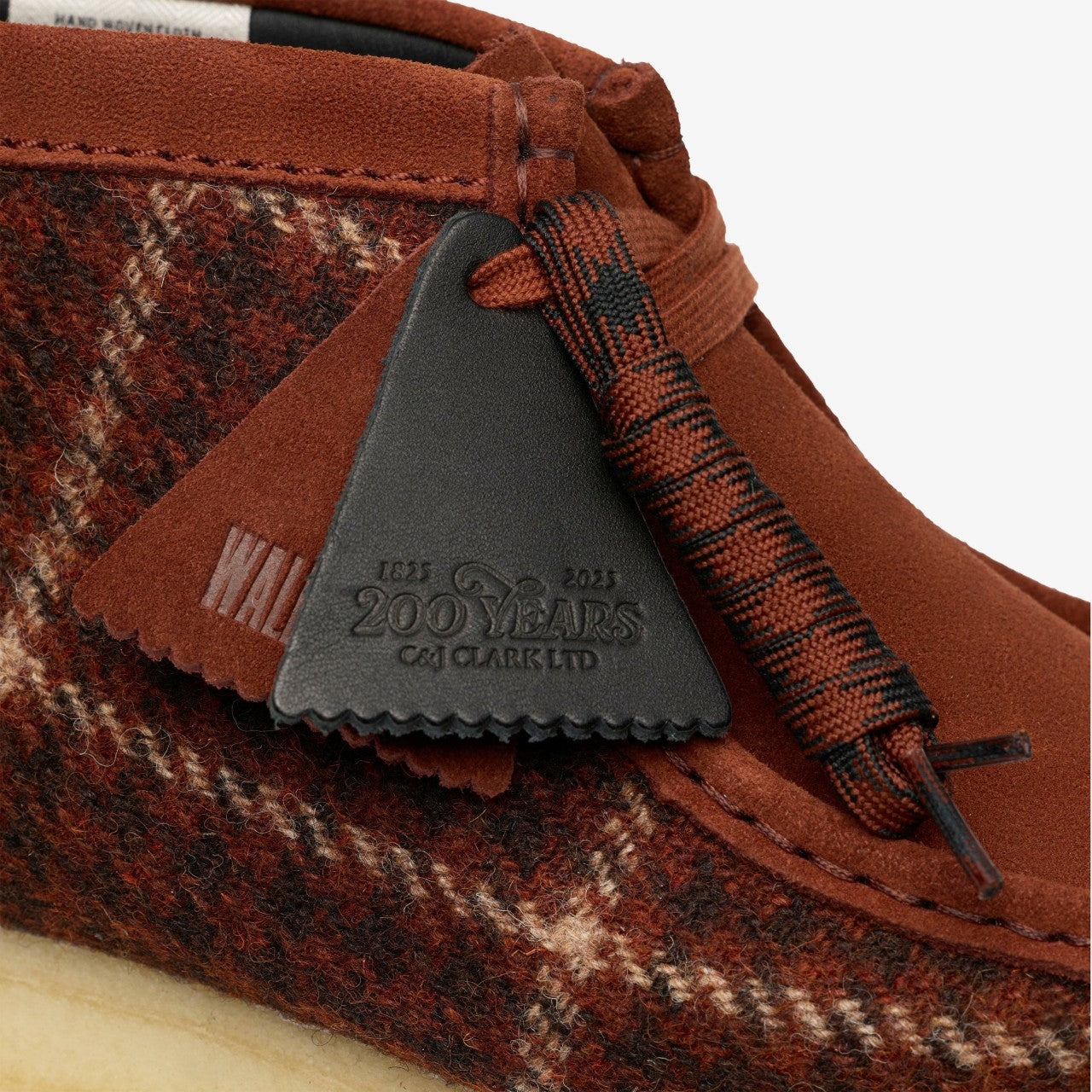 Men Wallabee Boot Rust Tweed Combination
