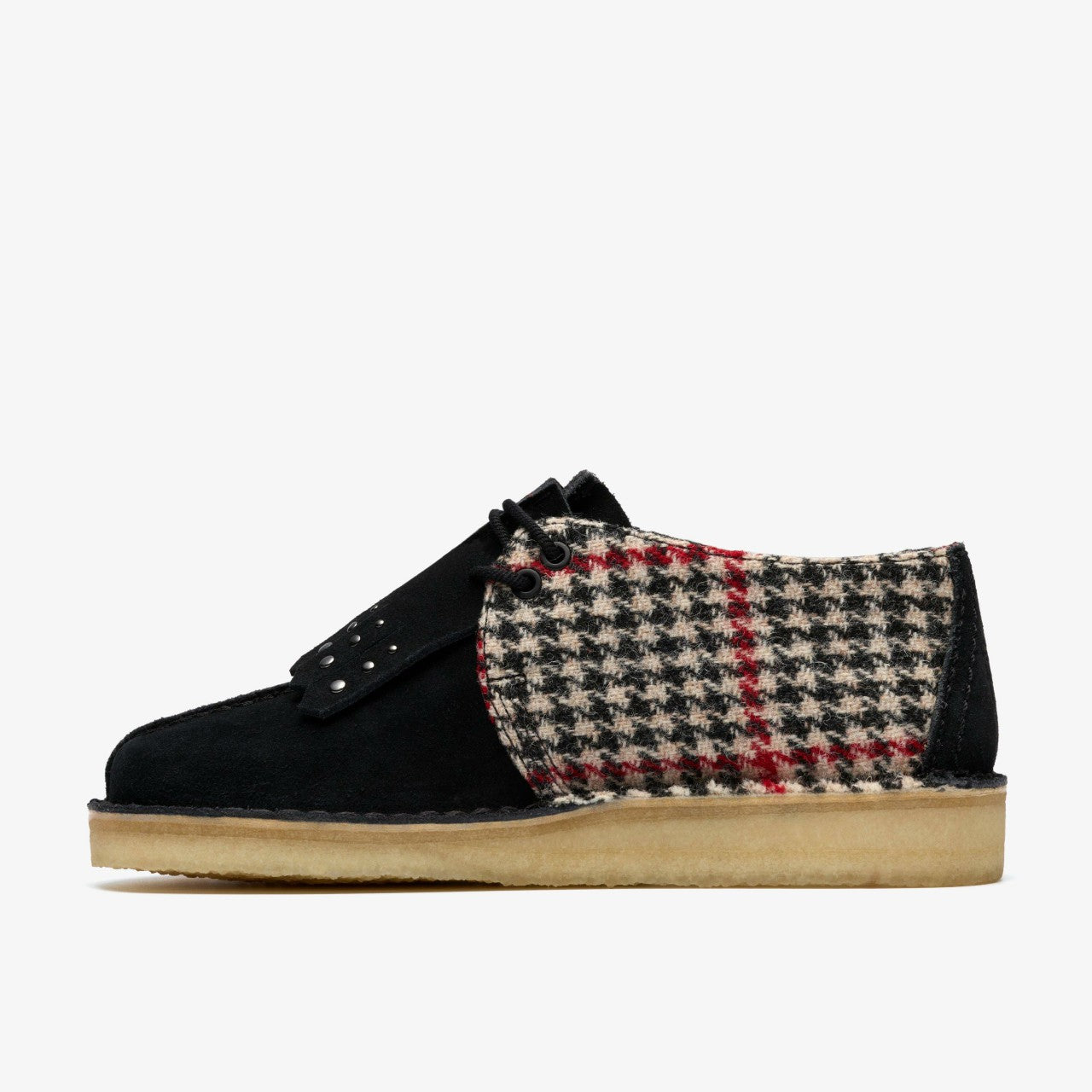 Women Desert Trek Black Tweed Combination