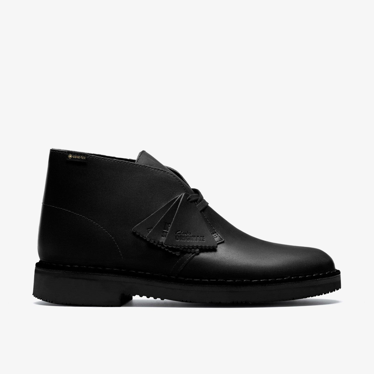 Men Desert Boot GORE-TEX Black Leather