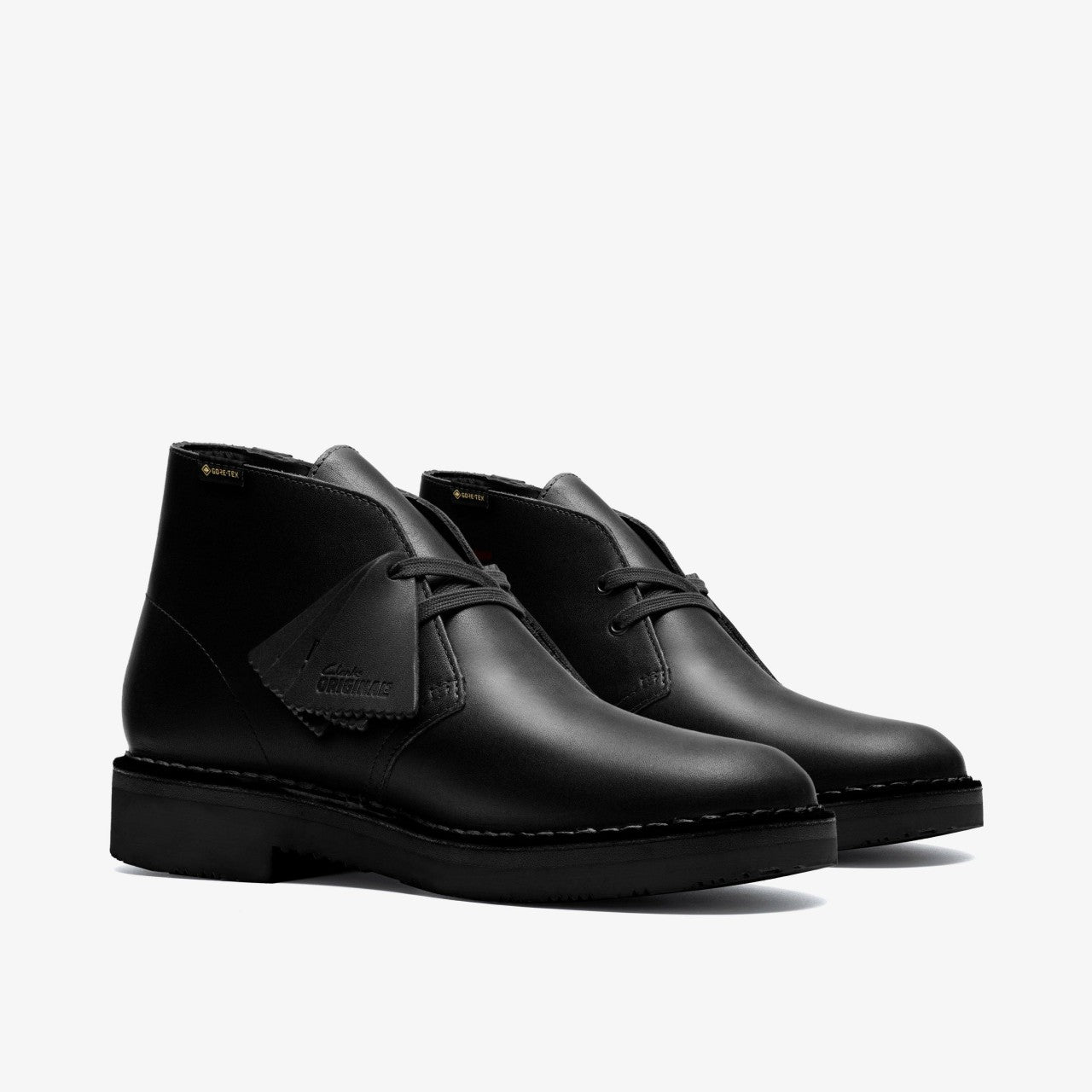 Men Desert Boot GORE-TEX Black Leather