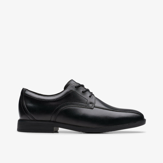 Kids Jonwin Loop Youth Black Leather