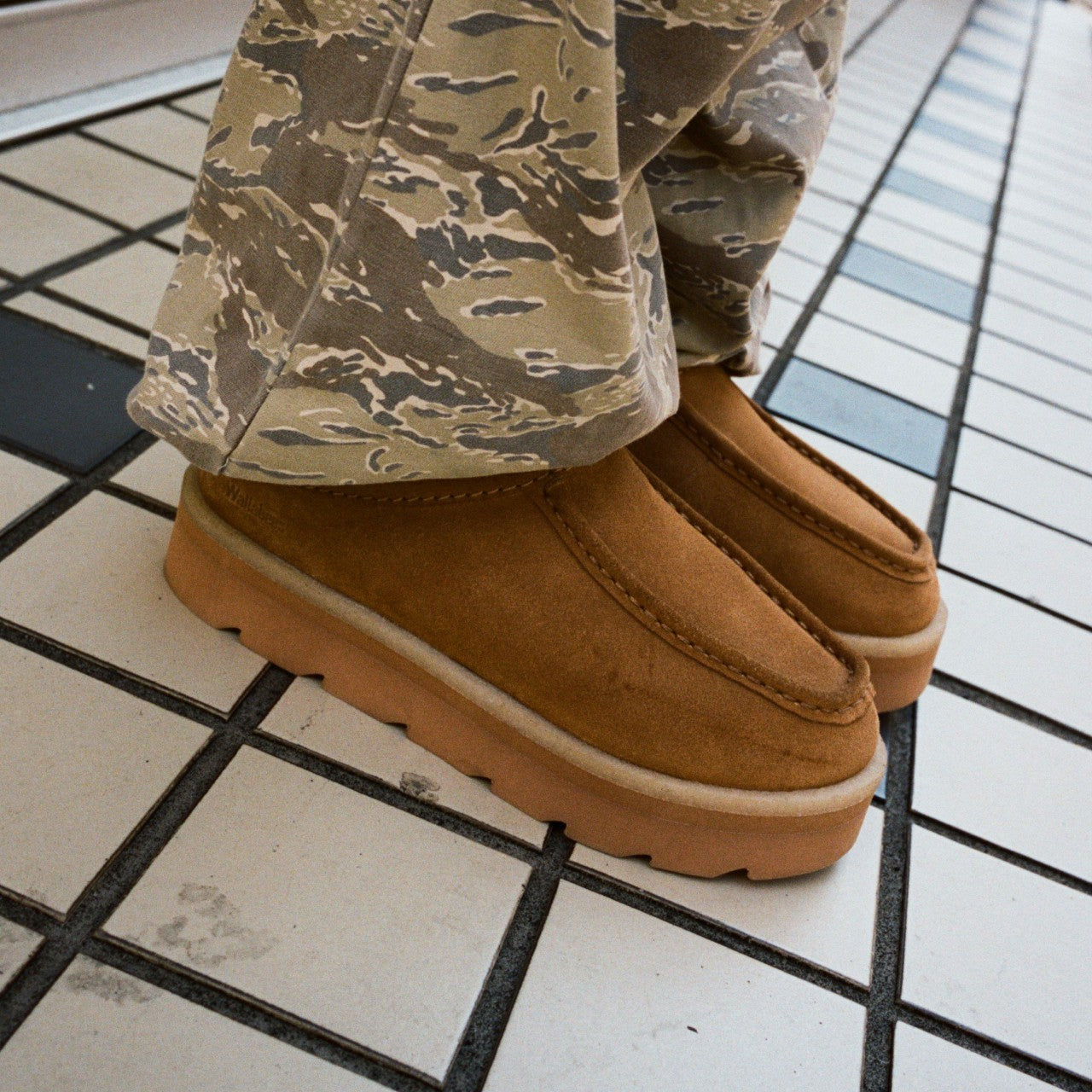 Women Meare Mule Caramel Warmlined