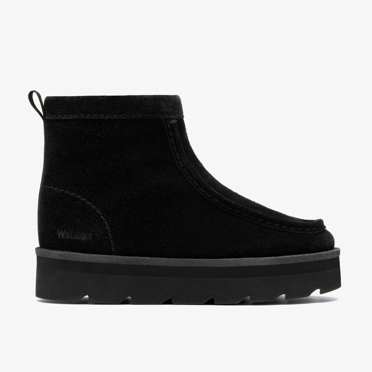 Women Meare Rooey Black Suede Warmlined
