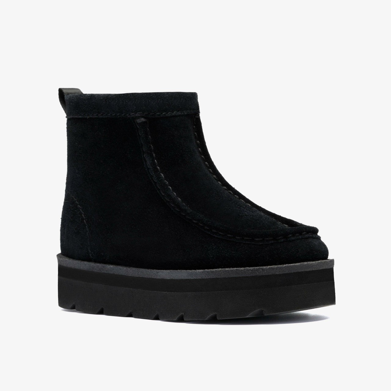 Women Meare Rooey Black Suede Warmlined