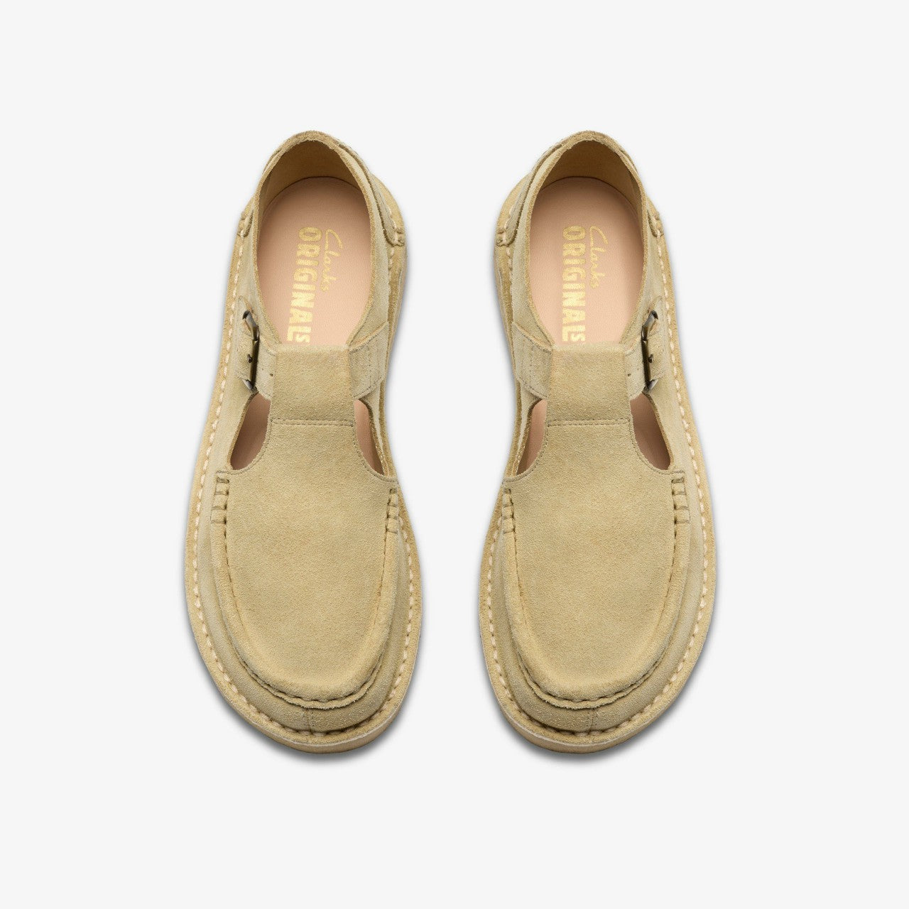 Men Nomad T Bar Maple Suede