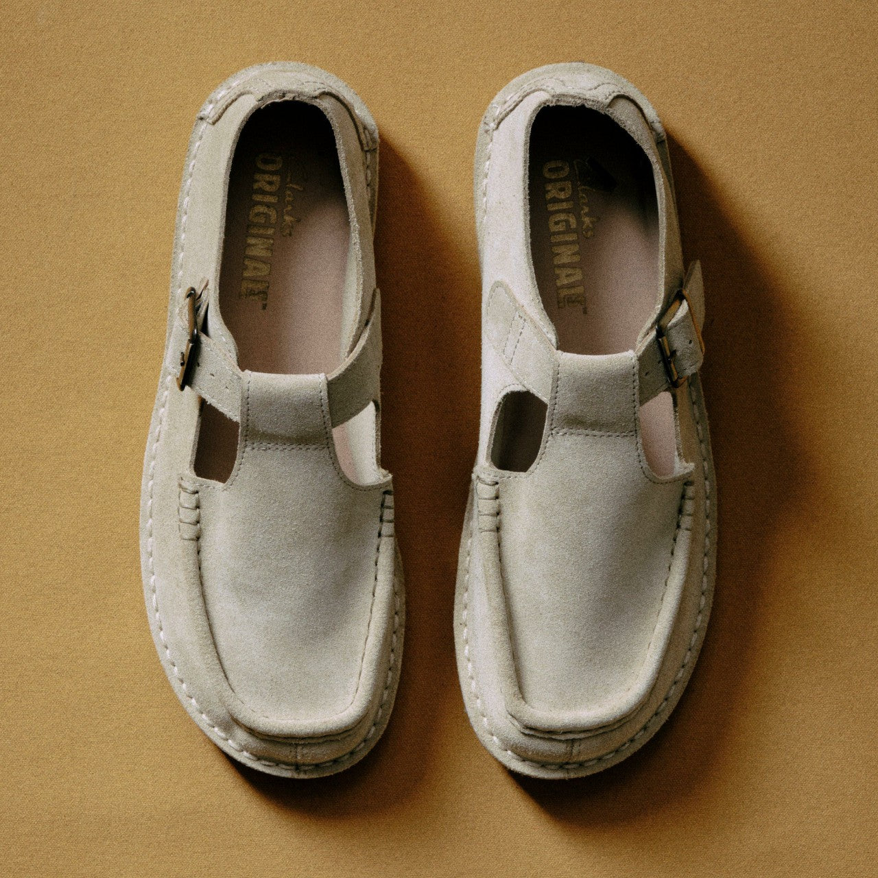 Men Nomad T Bar Maple Suede