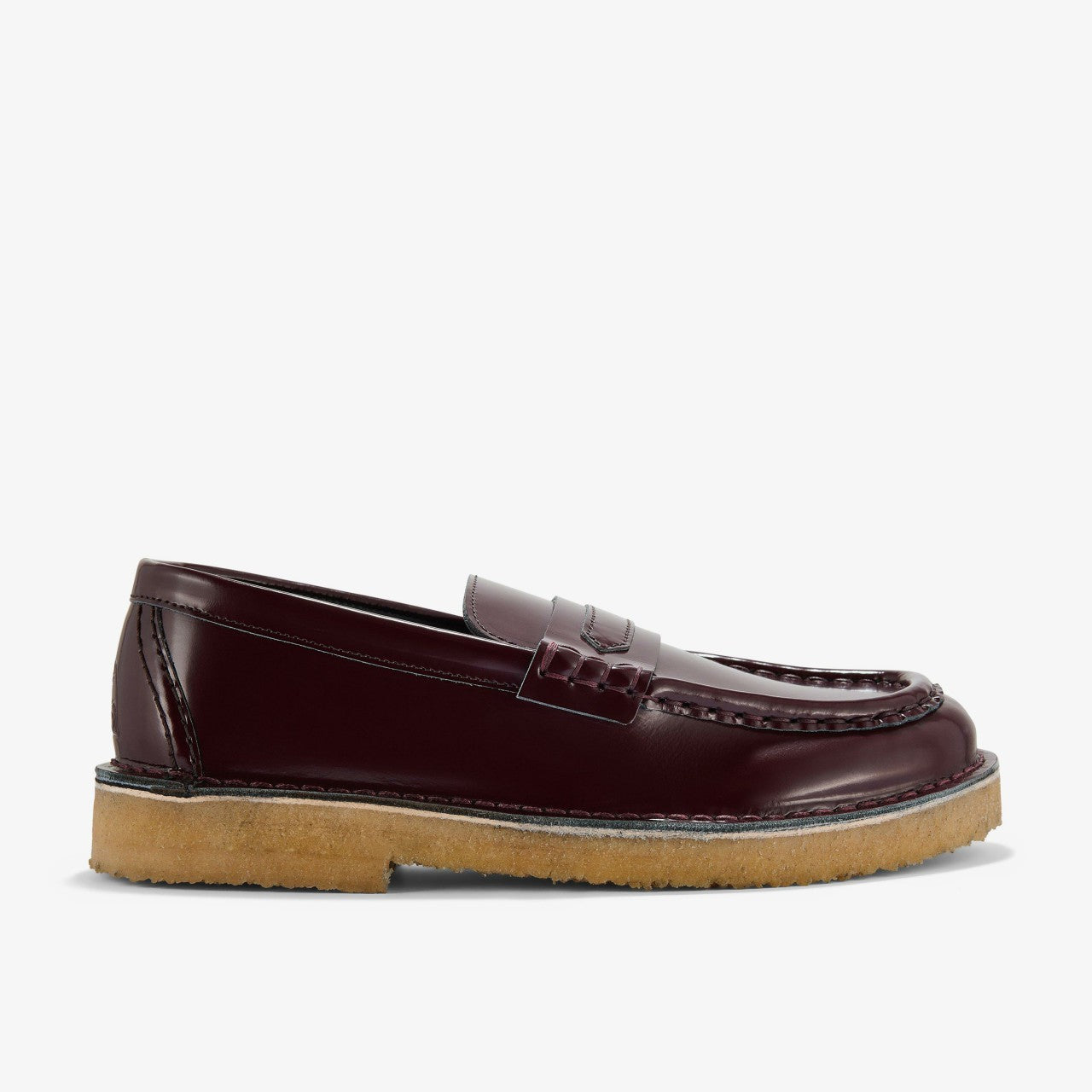 Women Nomad Loafer Wine Patent