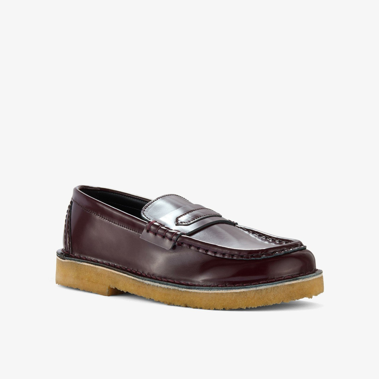 Women Nomad Loafer Wine Patent