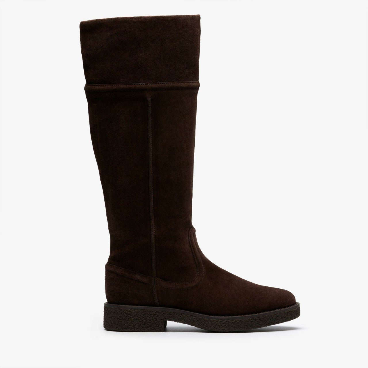 Women Nella Hi Dark Brown Suede