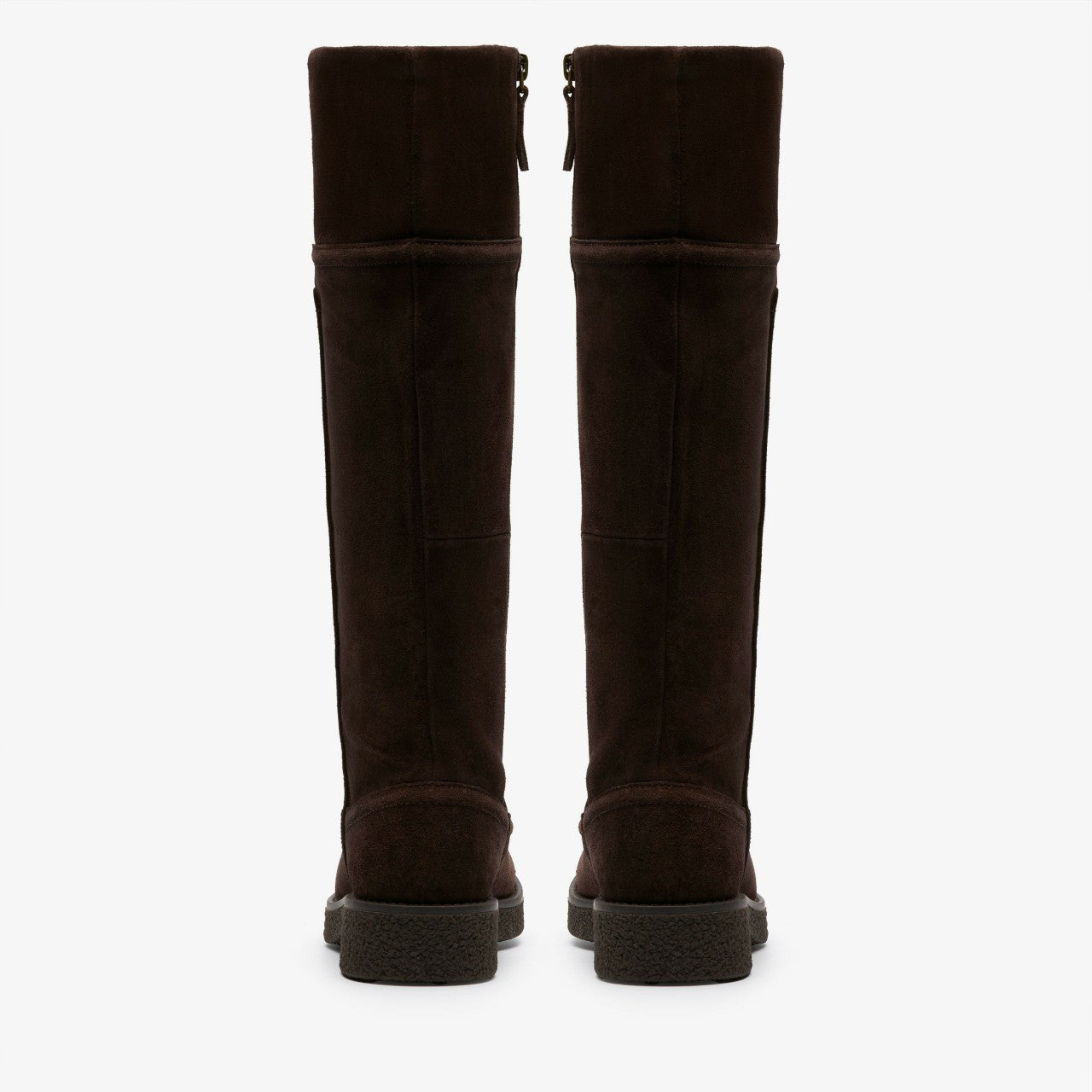 Women Nella Hi Dark Brown Suede