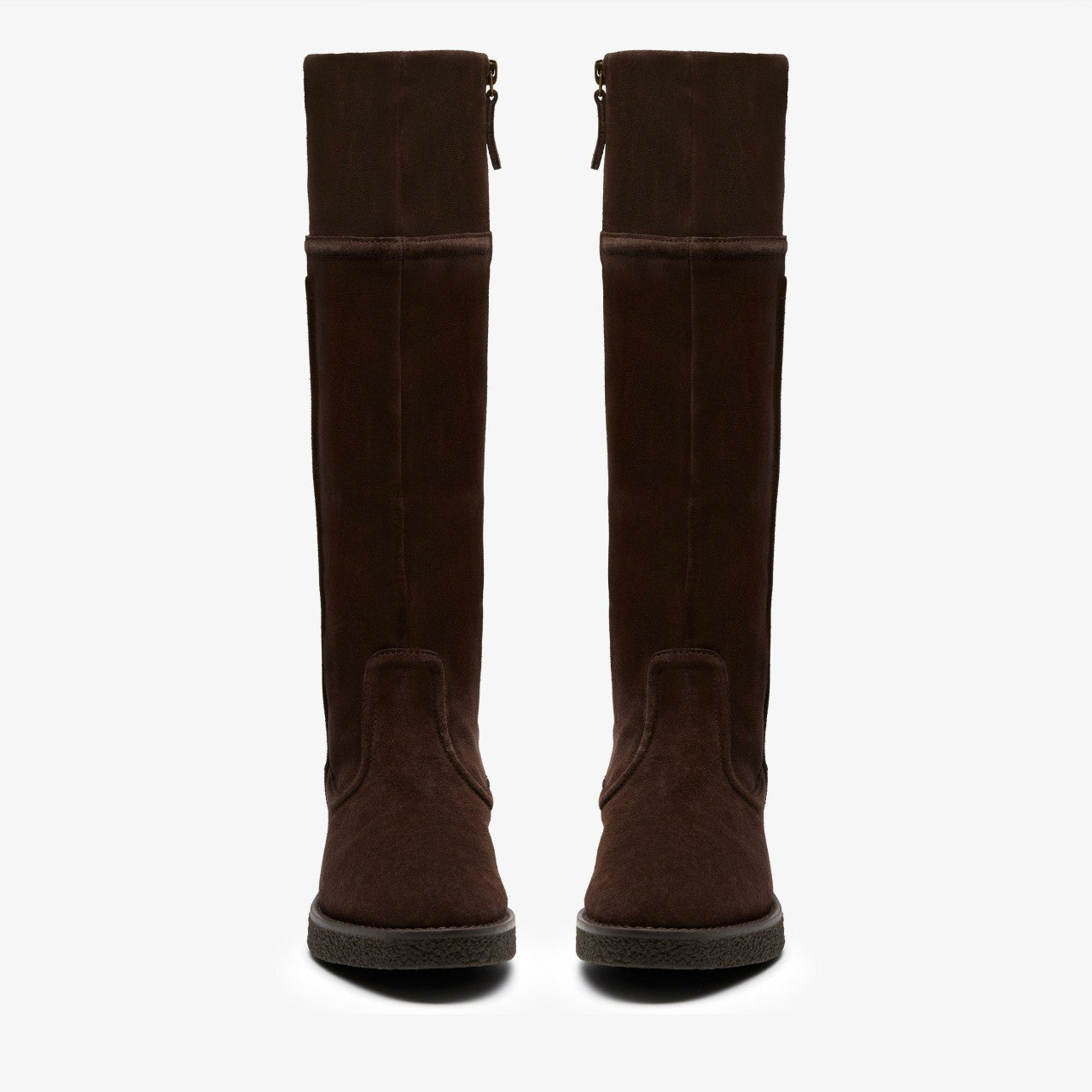Women Nella Hi Dark Brown Suede