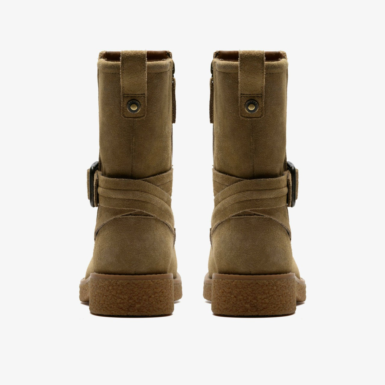 Women Nella Mid Dark Sand Suede