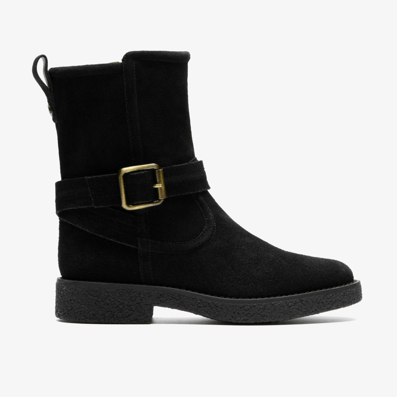 Women Nella Mid Black Suede