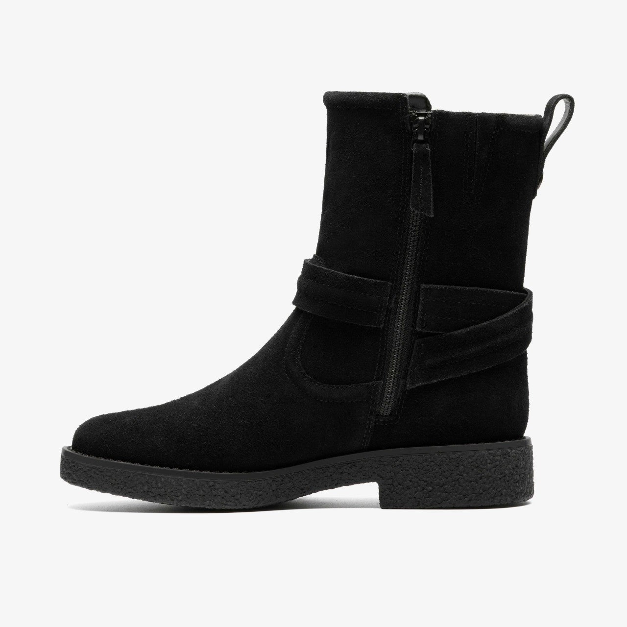 Women Nella Mid Black Suede