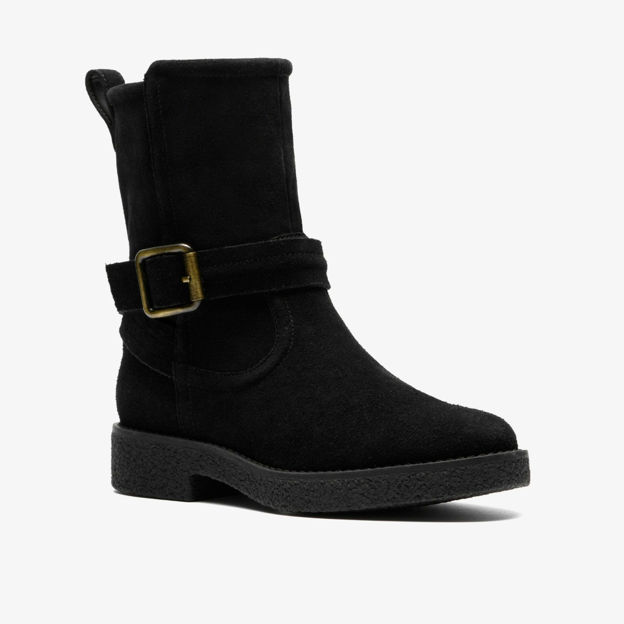 Women Nella Mid Black Suede