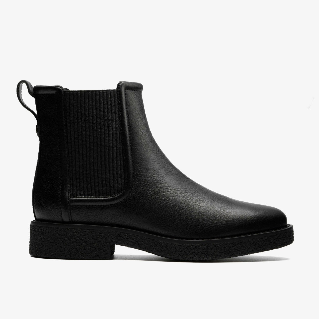 Women Nella Top Black Leather
