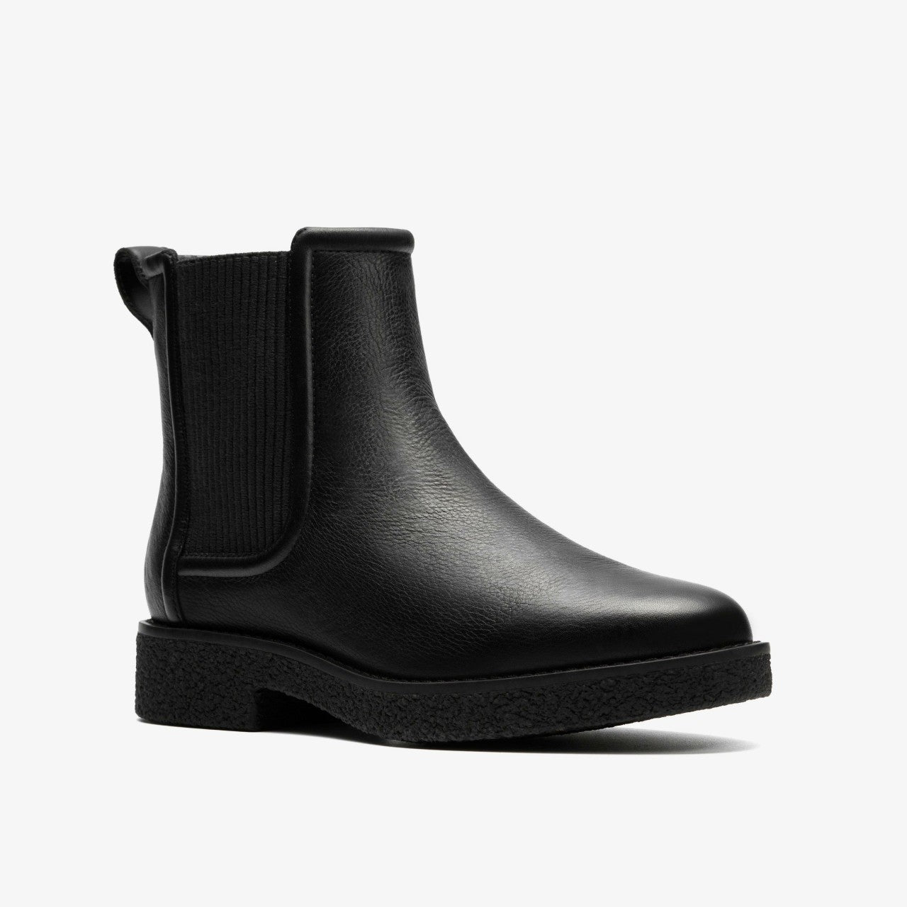 Women Nella Top Black Leather