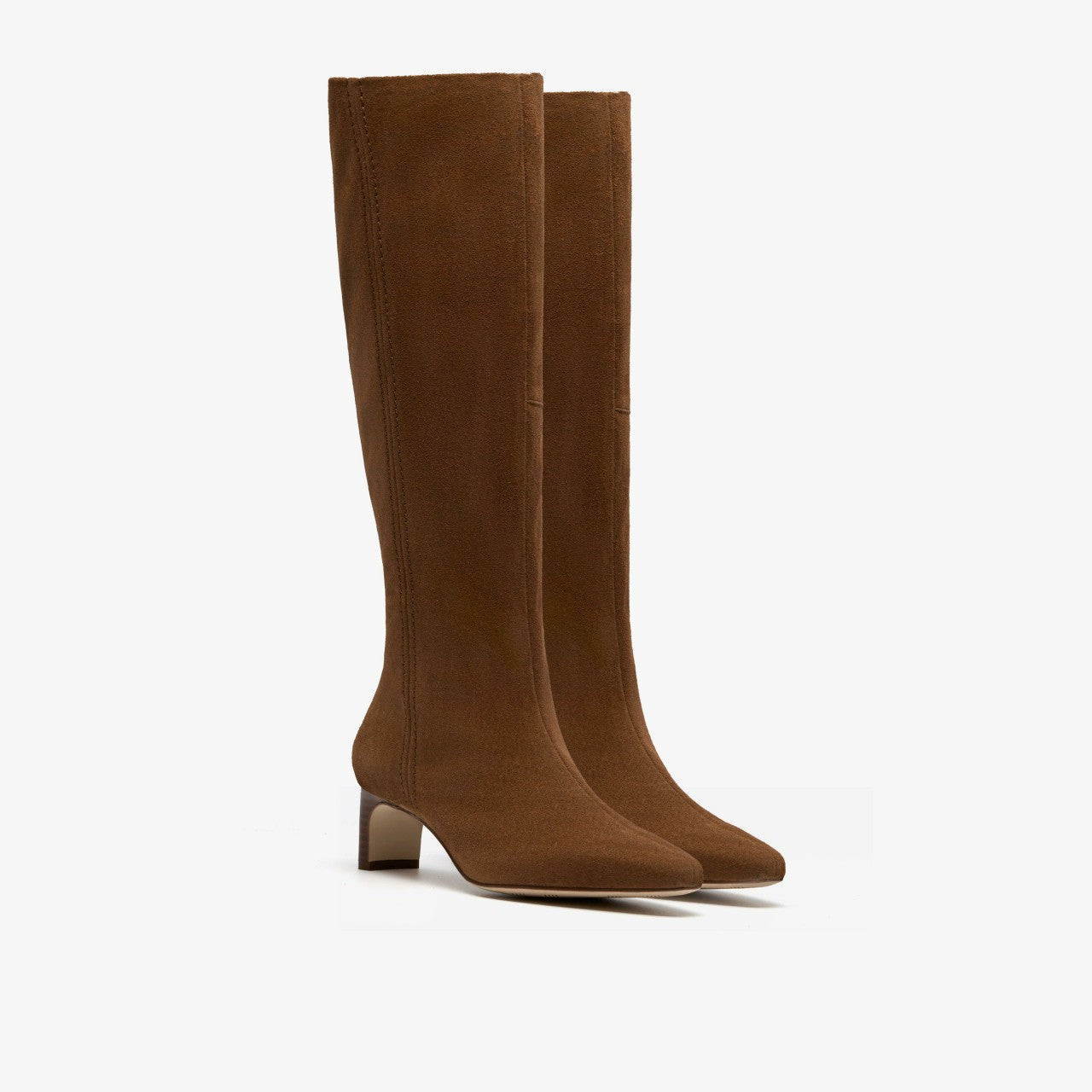 Women Edina Tall Walnut Suede