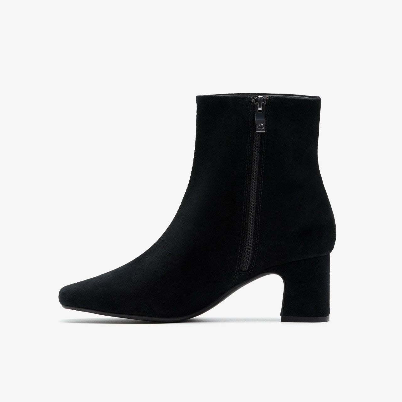 Women Fernie Zip Black Suede