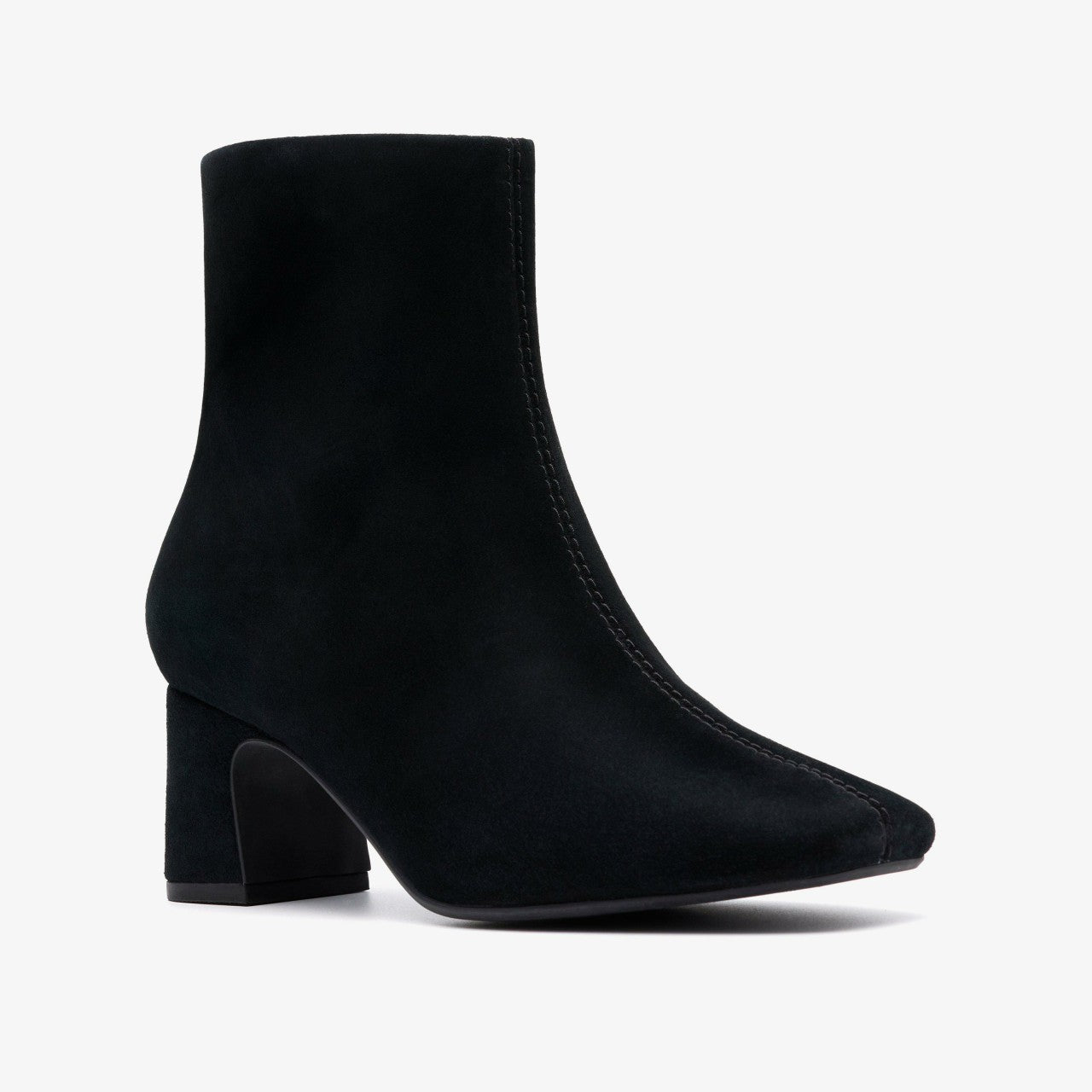 Women Fernie Zip Black Suede