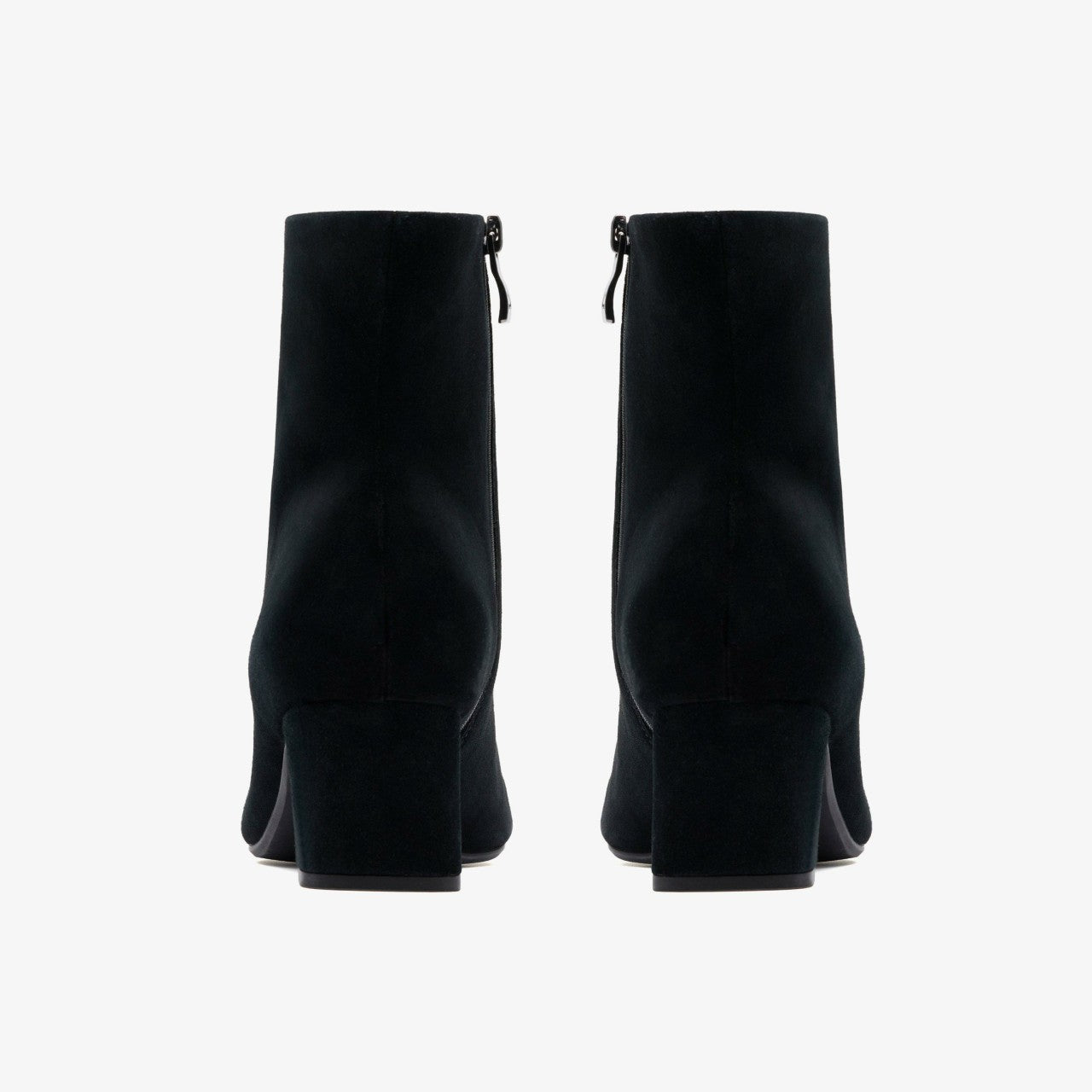 Women Fernie Zip Black Suede