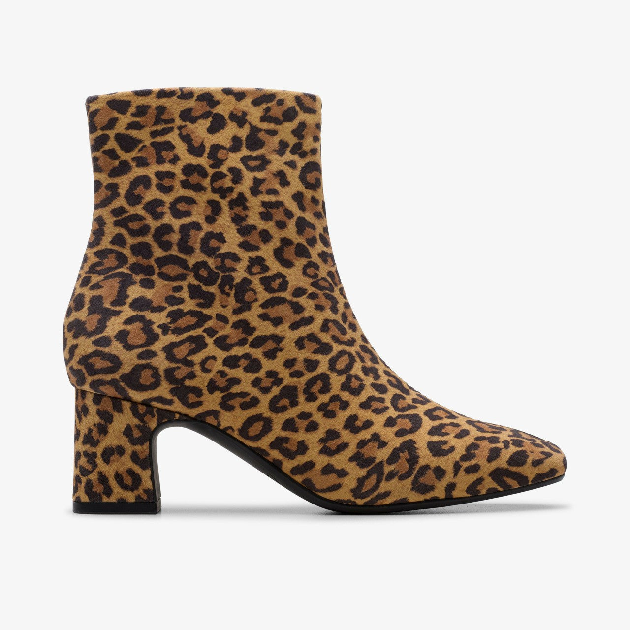 Women Fernie Zip Leopard Suede