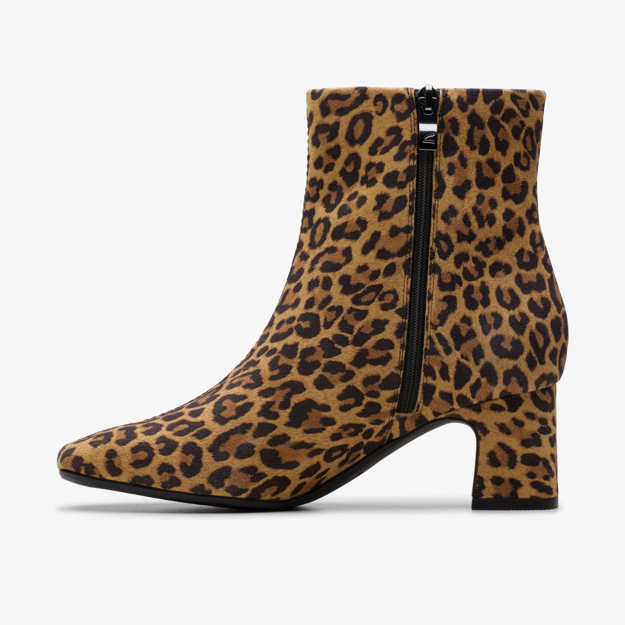 Women Fernie Zip Leopard Suede