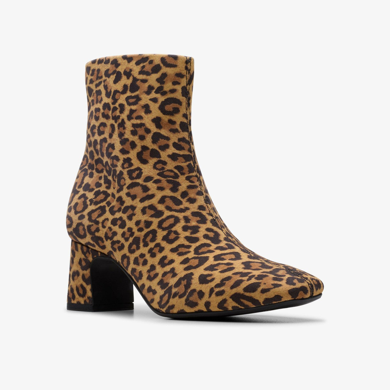 Women Fernie Zip Leopard Suede