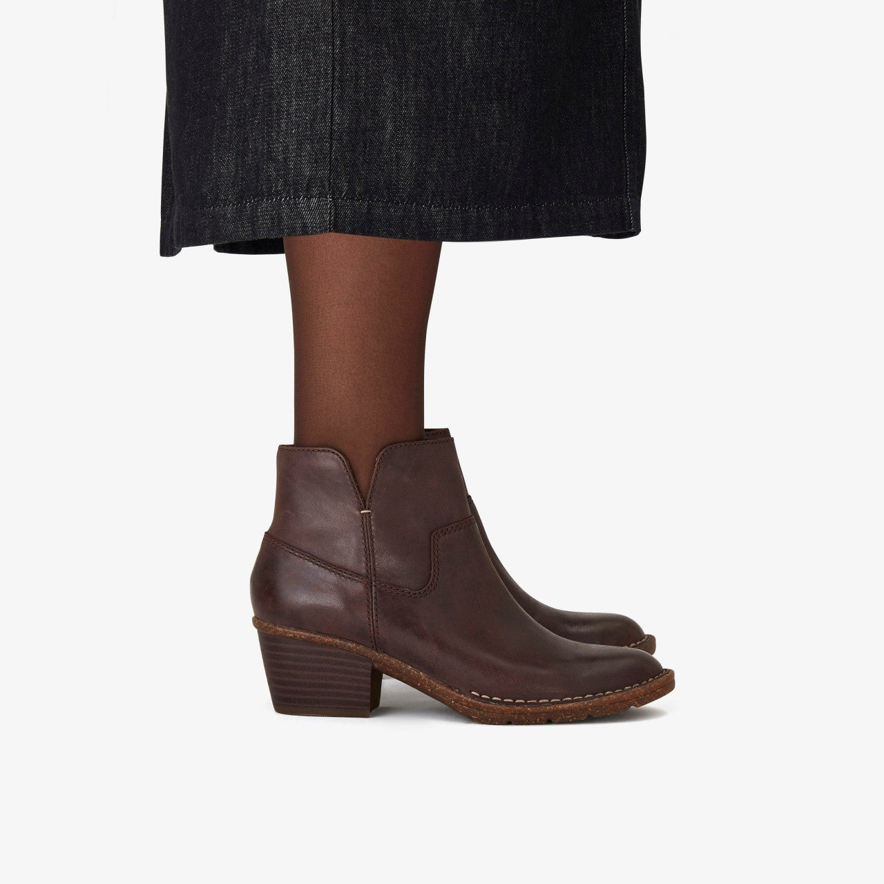 Women Kastela Top Brown Leather