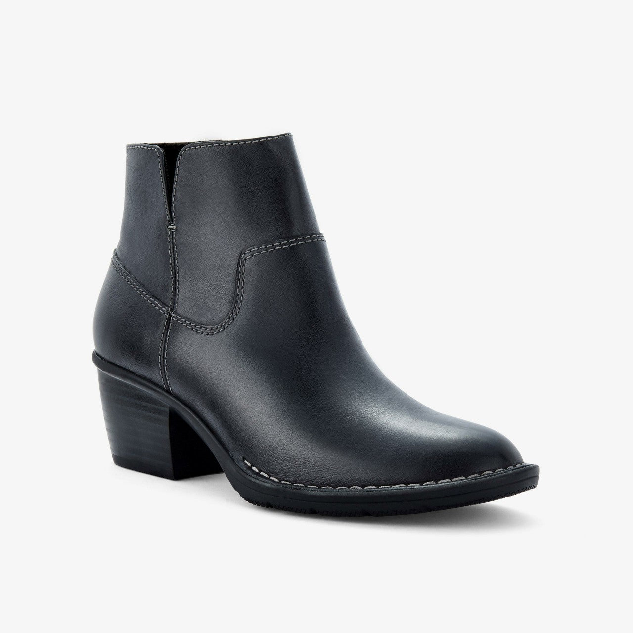 Women Kastela Top Black Leather