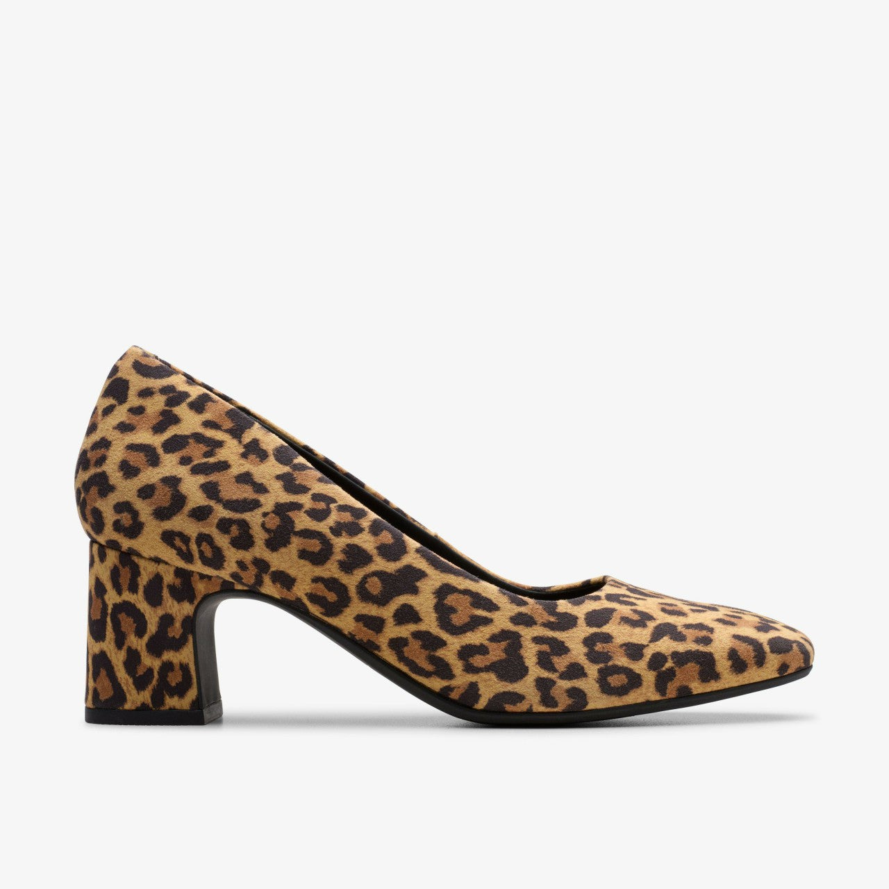 Women Fernie Court Leopard Suede