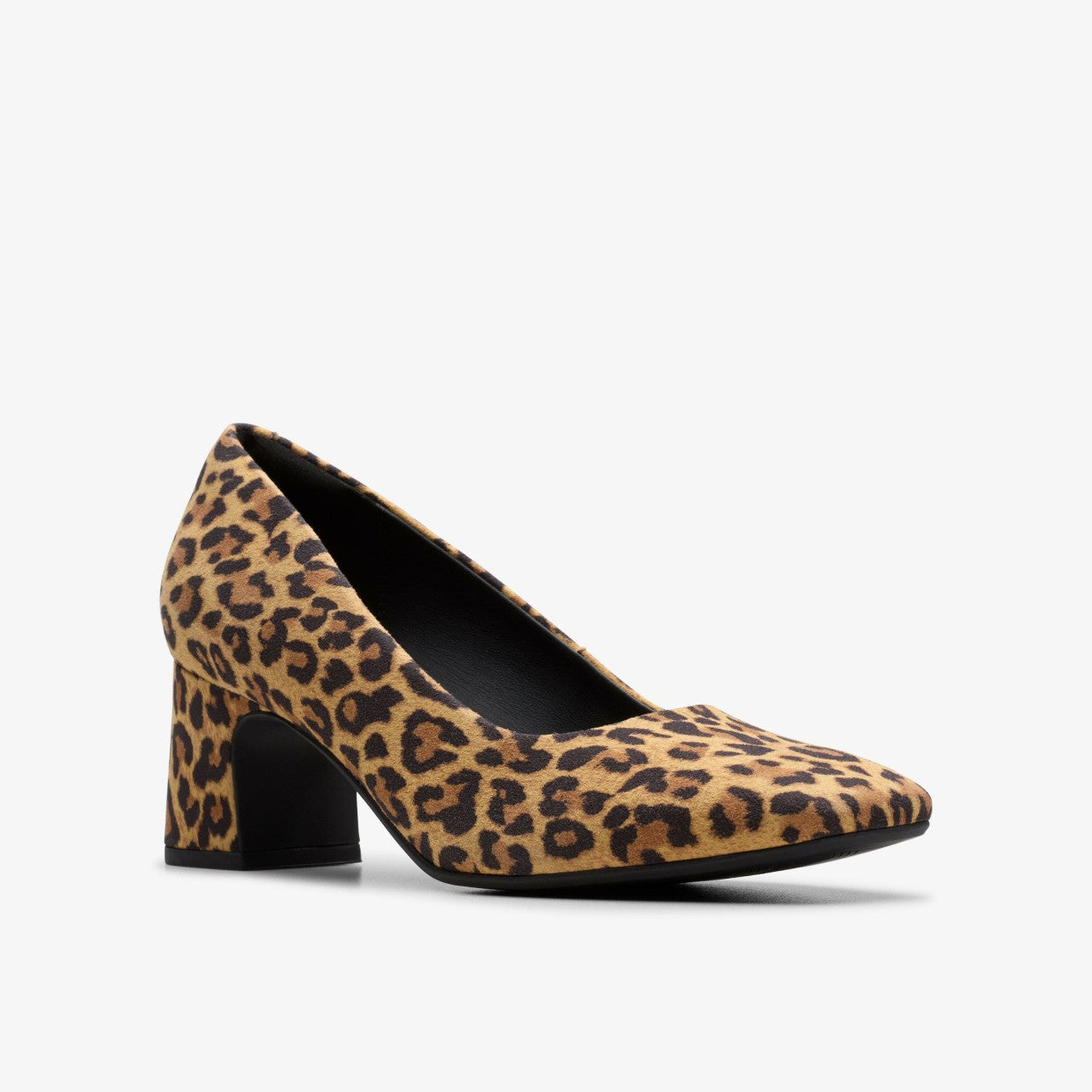 Women Fernie Court Leopard Suede