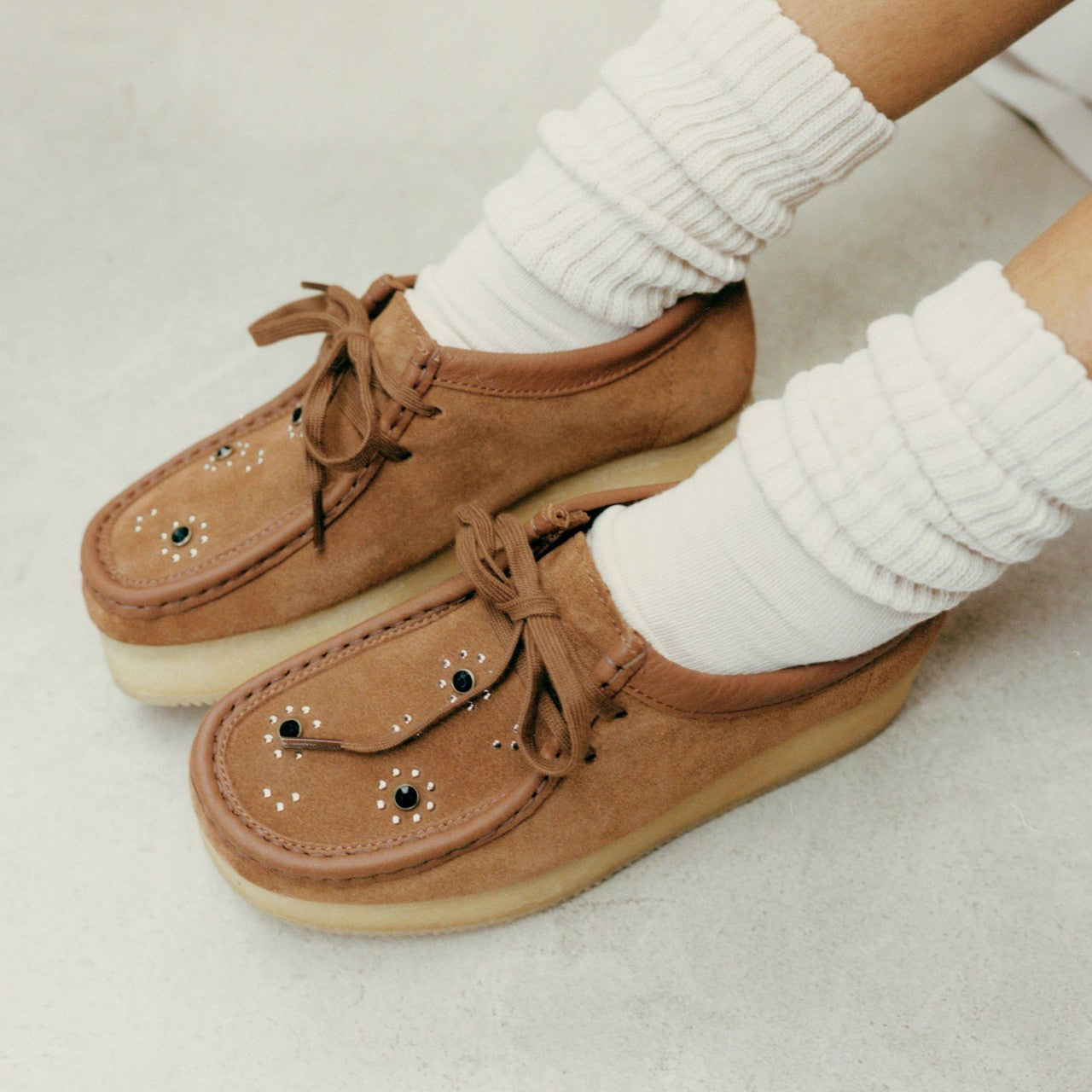Women Wallacraft Bee Brown/Orange Suede