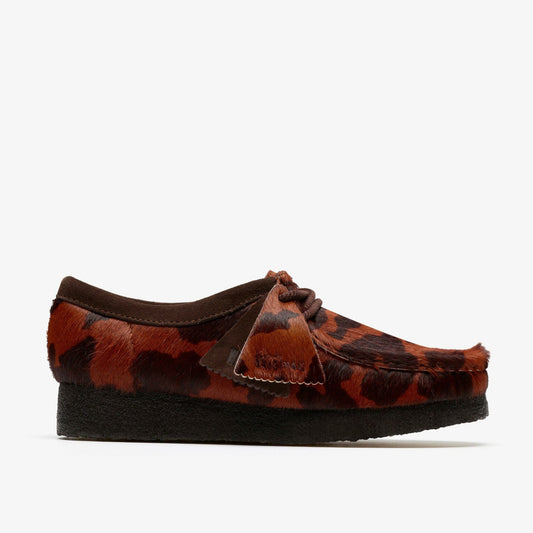 Women Wallabee Brown Cow Print
