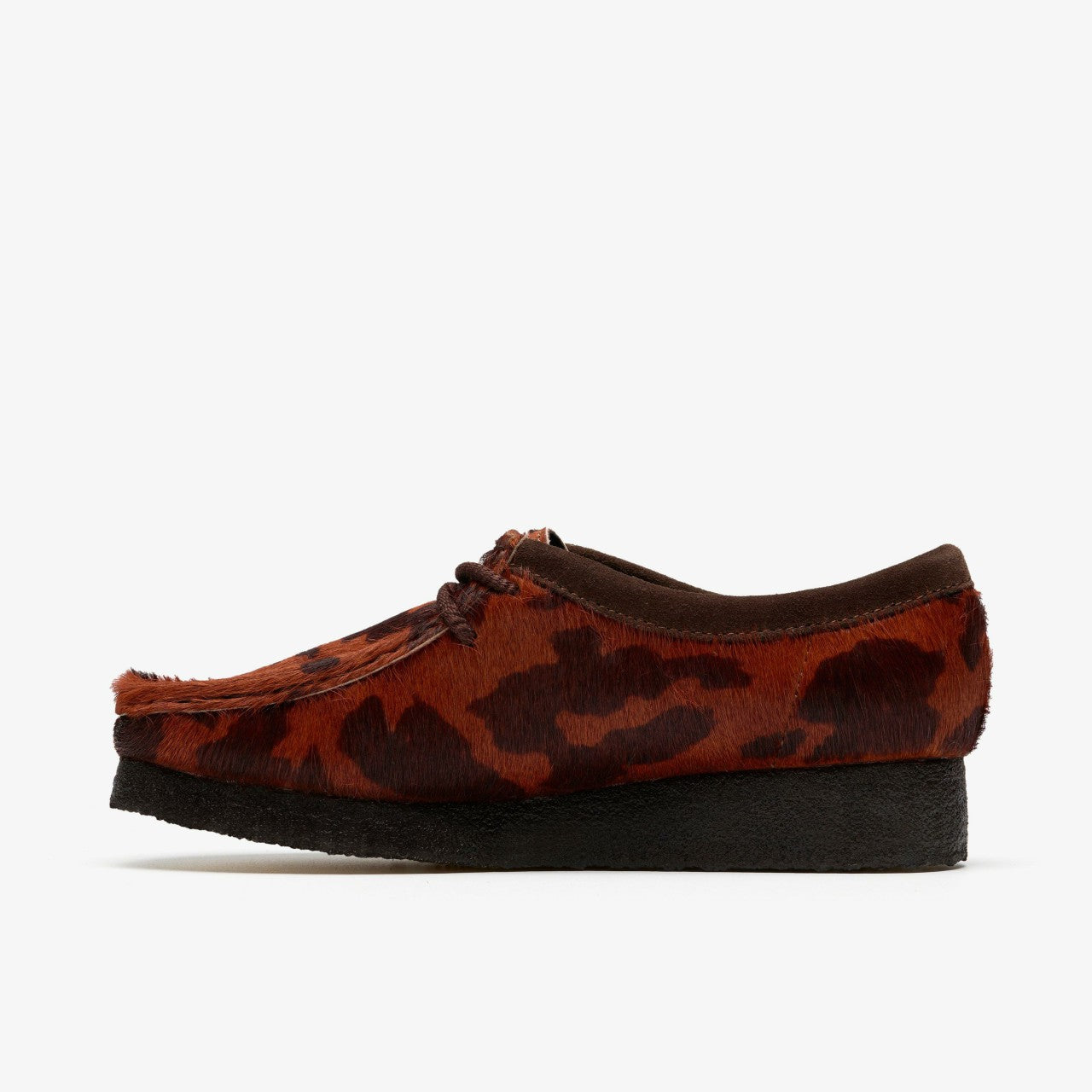 Women Wallabee Brown Cow Print
