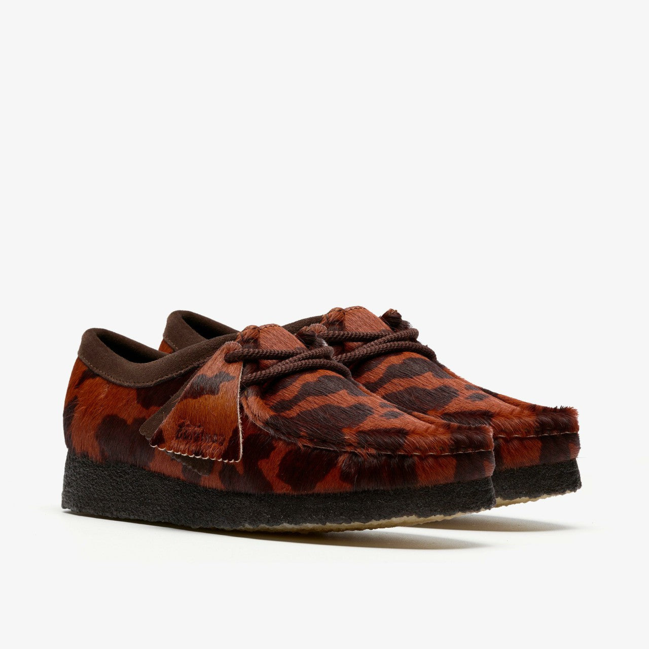 Women Wallabee Brown Cow Print