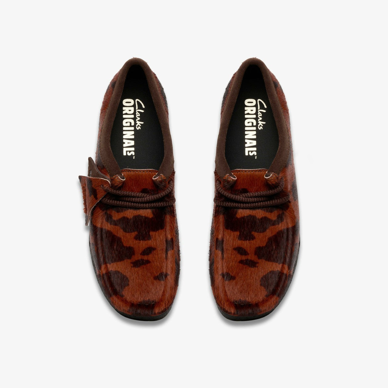 Women Wallabee Brown Cow Print