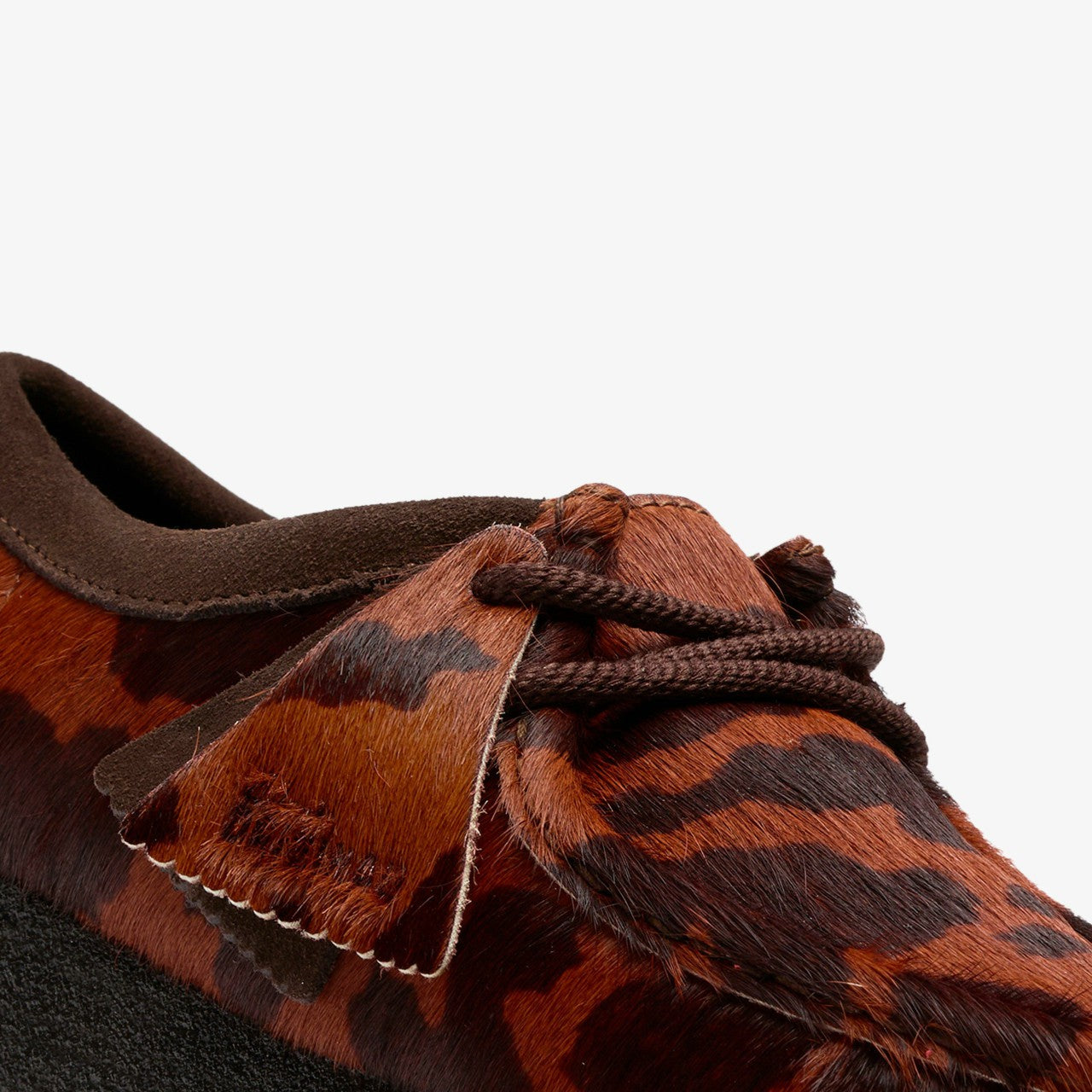 Women Wallabee Brown Cow Print