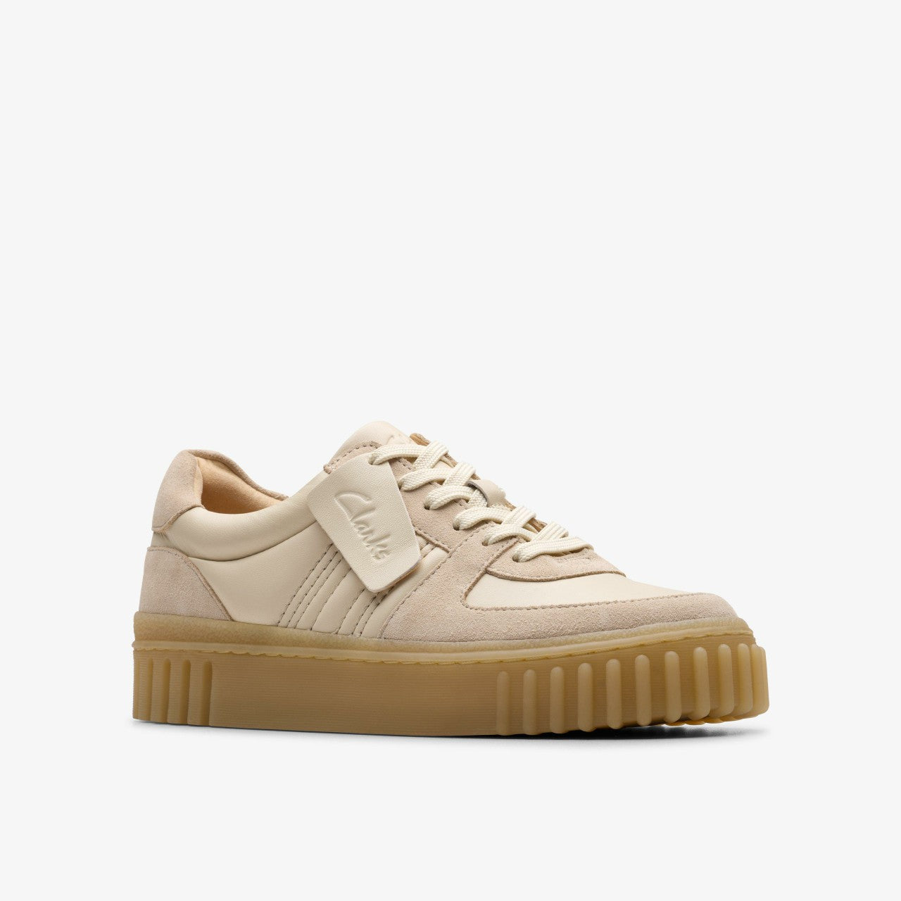 Women Mayhill Lace Sand Combination Leather
