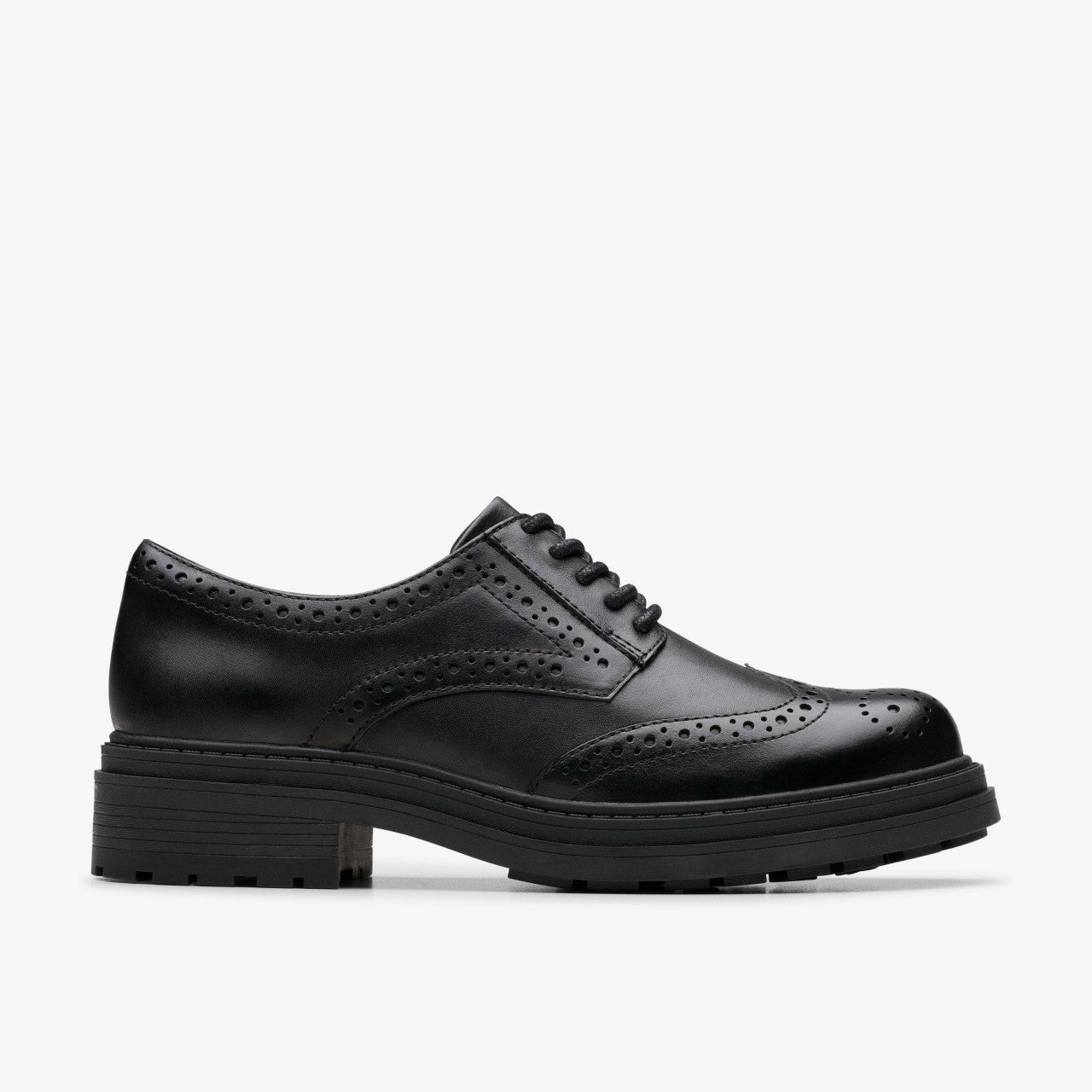 Women Orinoco3 Derby Black Leather
