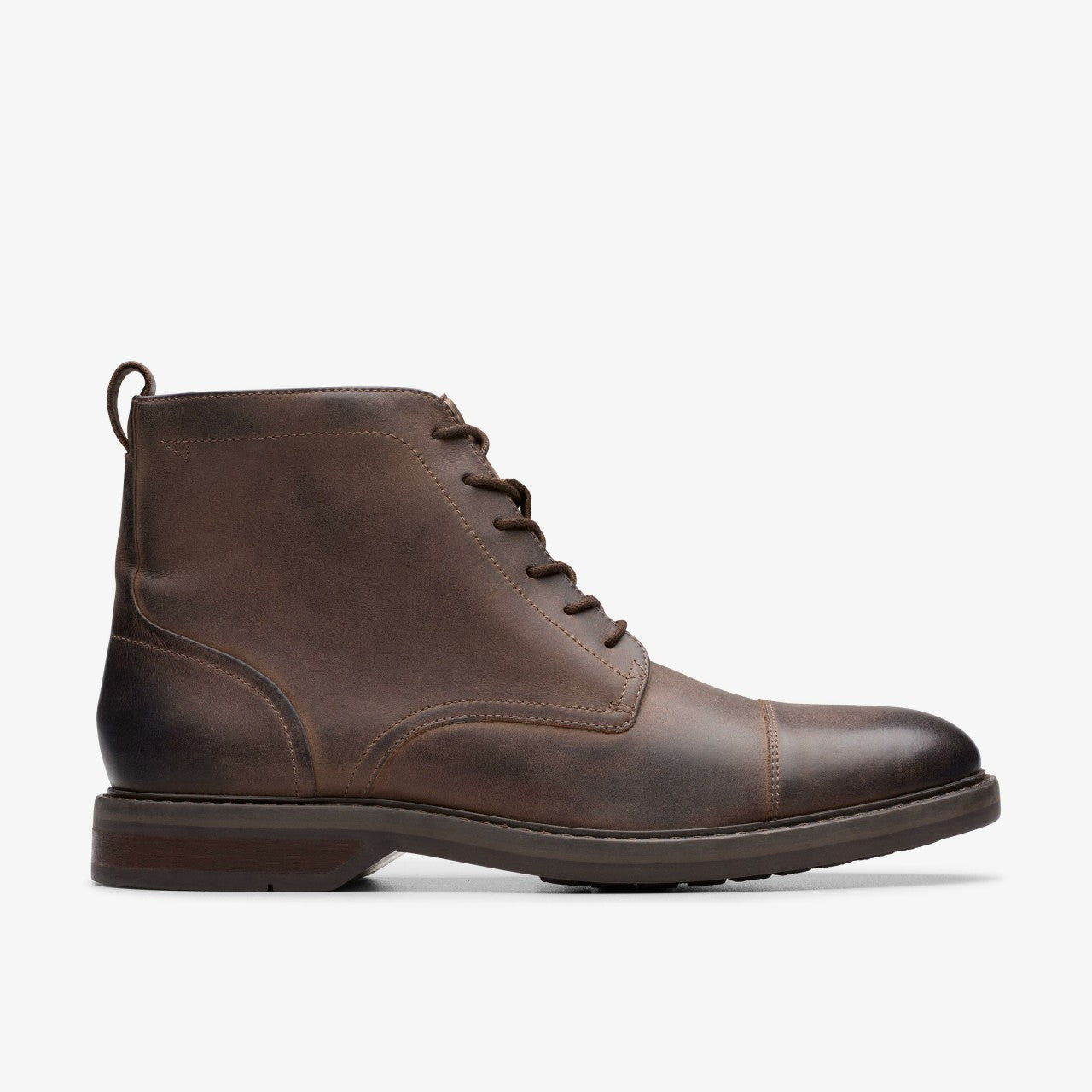 Men Aldwin Cap Brown Leather