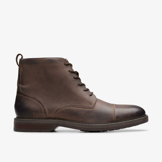 Men Aldwin Cap Brown Leather