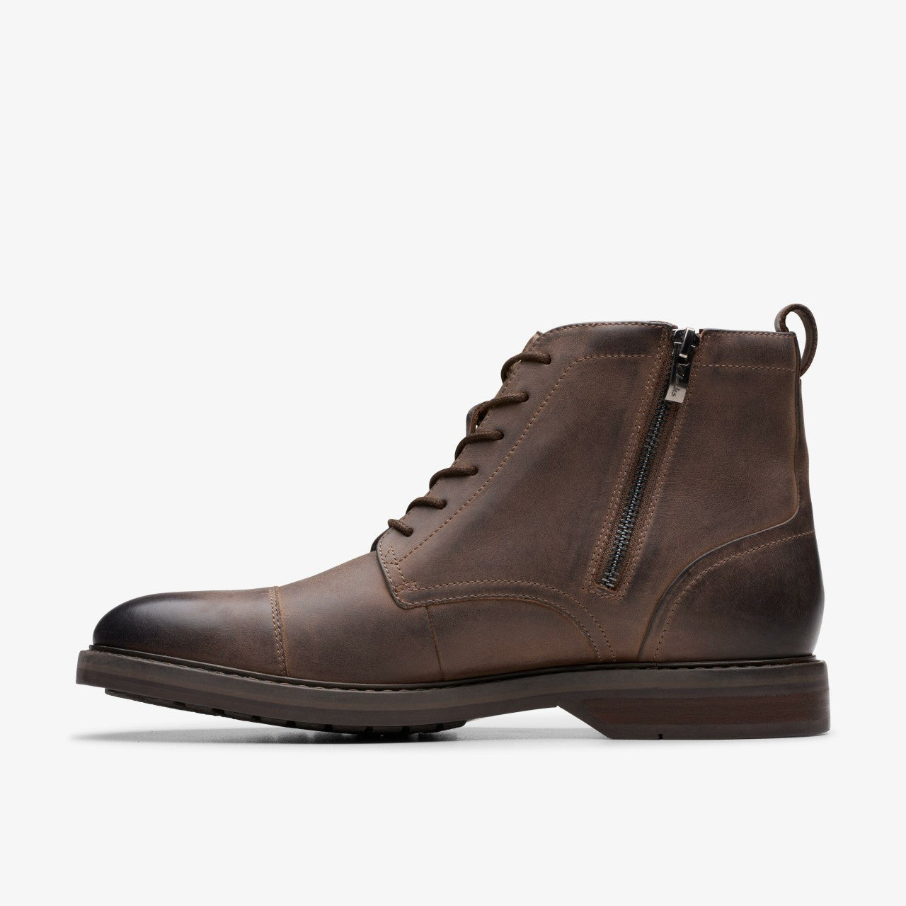 Men Aldwin Cap Brown Leather