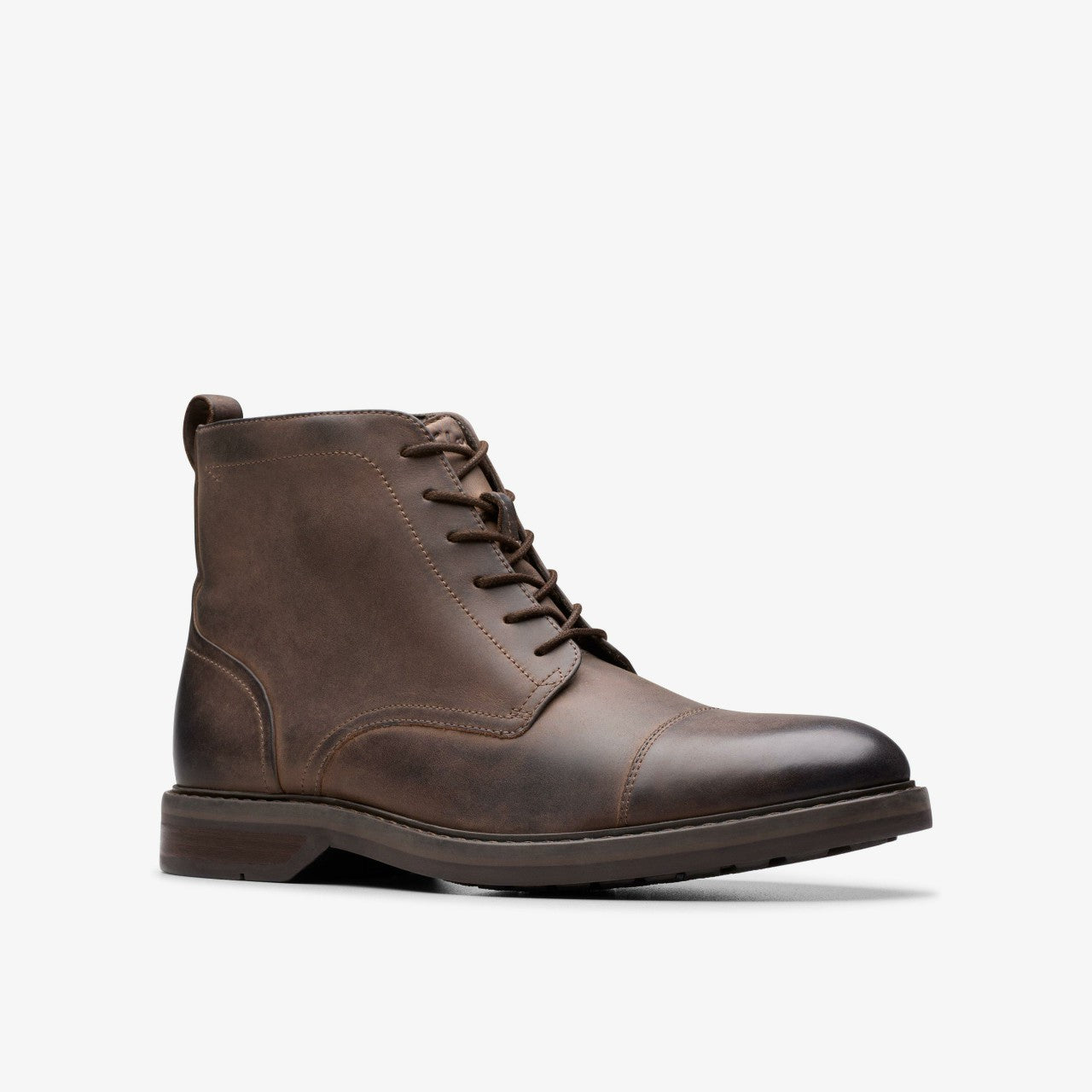 Men Aldwin Cap Brown Leather
